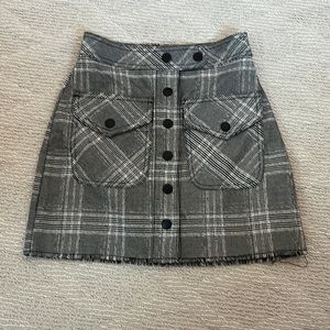 Urban outfitters plaid skirt